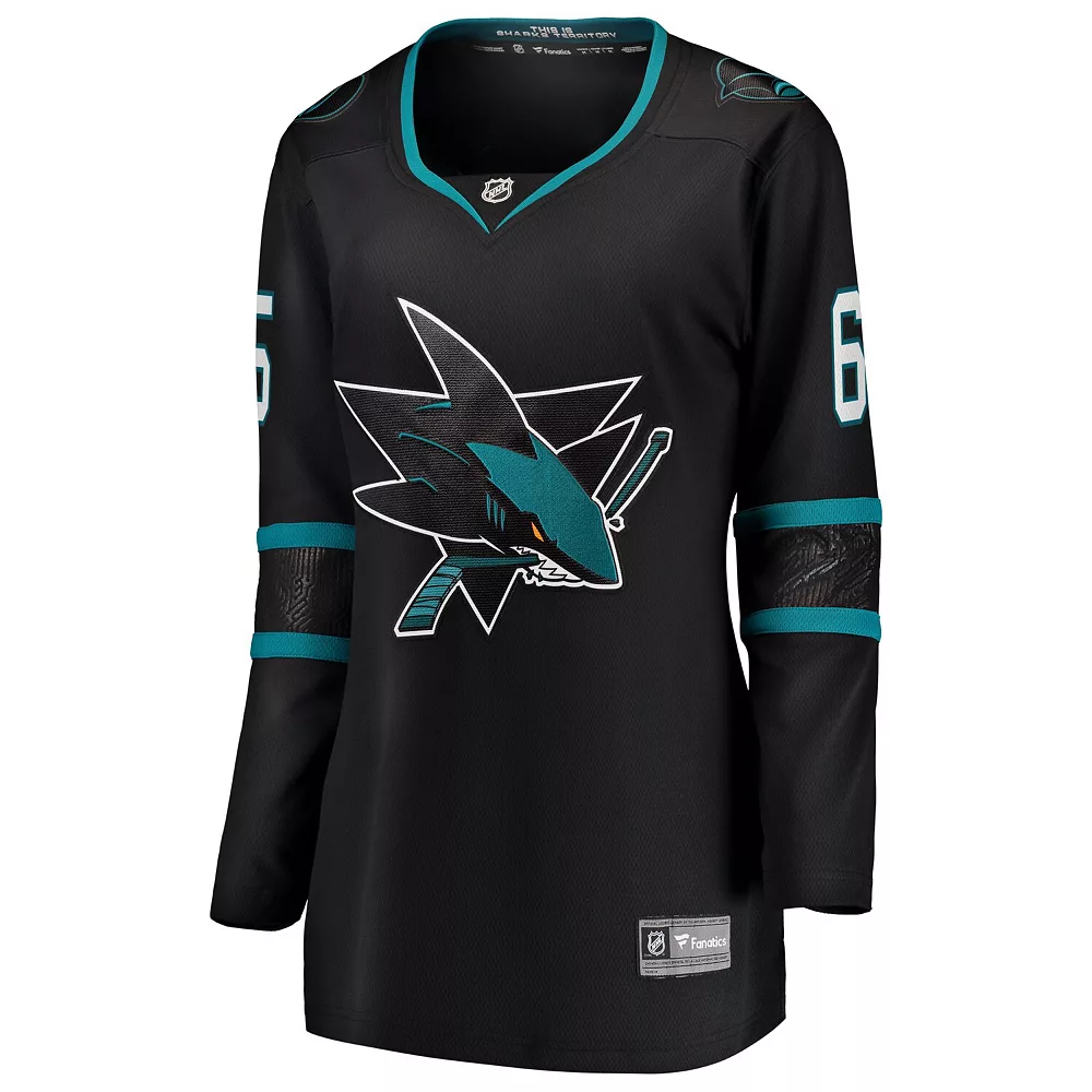 Erik Karlsson San Jose Sharks Fanatics Branded Women's Alternate Premier Breakaway Player Jersey - Black 5 Erik Karlsson San Jose Sharks Fanatics Branded Women's Alternate Premier Breakaway Player Jersey - Black - Image 3