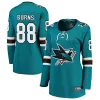 Women's Fanatics Branded Brent Burns Teal Home Breakaway Player Jersey -Fanatics Clothing Shop 3969258