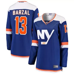 Women's Fanatics Branded Mathew Barzal Blue New York Islanders Alternate Breakaway Jersey