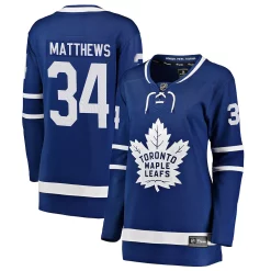 Women's Fanatics Branded Auston Matthews Royal Home Breakaway Player Jersey -Fanatics Clothing Shop 3970559 ALT