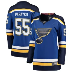 Women's Fanatics Branded Colton Parayko Blue St. Louis Blues Home Premier Breakaway Player Jersey