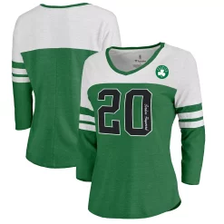 Women's Fanatics Branded Gordon Hayward Kelly Green Boston Celtics Starstruck Name & Number Tri-Blend 3/4-Sleeve V-Neck T-Shirt 6 Women's Fanatics Branded Gordon Hayward Kelly Green Boston Celtics Starstruck Name & Number Tri-Blend 3/4-Sleeve V-Neck T-Shirt -Fanatics Clothing Shop 3993033 ALT