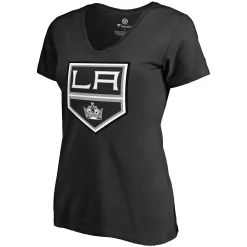 Women's Fanatics Branded Anze Kopitar Black Los Angeles Kings Plus Size Backer Name & Number V-Neck T-Shirt -Fanatics Clothing Shop 4000705 ALT2
