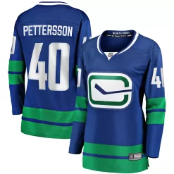 Women's Fanatics Branded Elias Pettersson Royal Vancouver Canucks 2019/20 Alternate Premier Breakaway Player Jersey -Fanatics Clothing Shop 4002292 ALT