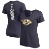 Women's Adult Filip Forsberg Navy Nashville Predators Plus Size Backer Name & Number T-Shirt -Fanatics Clothing Shop 4002311