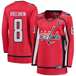 Women's Fanatics Branded Alexander Ovechkin Red Home Breakaway Player Jersey