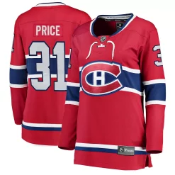 Women's Fanatics Branded Carey Price Red Montreal Canadiens Home Breakaway Player Jersey -Fanatics Clothing Shop 4099180 ALT