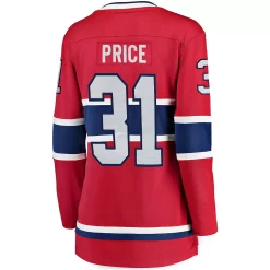 Women's Fanatics Branded Carey Price Red Montreal Canadiens Home Breakaway Player Jersey -Fanatics Clothing Shop 4099180 ALT3