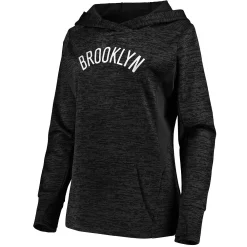 Women's Fanatics Branded Black Brooklyn Nets Showtime Done Better Pullover Hoodie -Fanatics Clothing Shop 4175219 ALT2
