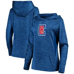 Women's Fanatics Branded Royal LA Clippers Showtime Done Better Pullover Hoodie