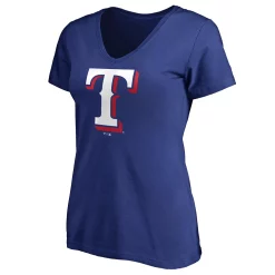 Women's Fanatics Branded Royal/Gray Texas Rangers V-Neck T-Shirt Combo Set -Fanatics Clothing Shop 4285556 ALT2