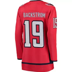 Women's Fanatics Branded Nicklas Backstrom Red Home Breakaway Player Jersey -Fanatics Clothing Shop 4306851 ALT3