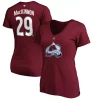 Women's Fanatics Branded Nathan MacKinnon Burgundy Colorado Avalanche Team Authentic Stack Name & Number V-Neck T-Shirt 1 Women's Fanatics Branded Nathan MacKinnon Burgundy Colorado Avalanche Team Authentic Stack Name & Number V-Neck T-Shirt -Fanatics Clothing Shop 4374016