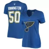 Women's Fanatics Branded Jordan Binnington Blue St. Louis Blues Team Authentic Stack Name & Number V-Neck T-Shirt 2 Women's Fanatics Branded Jordan Binnington Blue St. Louis Blues Team Authentic Stack Name & Number V-Neck T-Shirt -Fanatics Clothing Shop 4374186