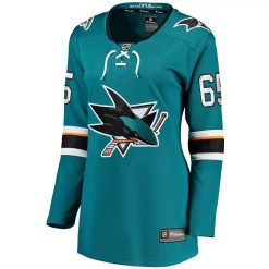 Women's Fanatics Branded Erik Karlsson Teal San Jose Sharks Home Premier Breakaway Player Jersey -Fanatics Clothing Shop 4374331 ALT2