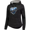 Women's Fanatics Branded Black Montreal Impact Distressed Team Speckled Fleece Pullover Hoodie -Fanatics Clothing Shop 4416402