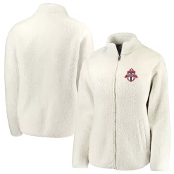 Women's Fanatics Branded Cream Toronto FC Sherpa Full-Zip Jacket -Fanatics Clothing Shop 4416735 ALT