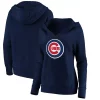 Women's Fanatics Branded Navy Chicago Cubs Official Logo Crossover V-Neck Pullover Hoodie 1 Women's Fanatics Branded Navy Chicago Cubs Official Logo Crossover V-Neck Pullover Hoodie -Fanatics Clothing Shop 4443875