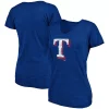 Women's Fanatics Branded Heathered Royal Texas Rangers Core Weathered Tri-Blend V-Neck T-Shirt -Fanatics Clothing Shop 4532930