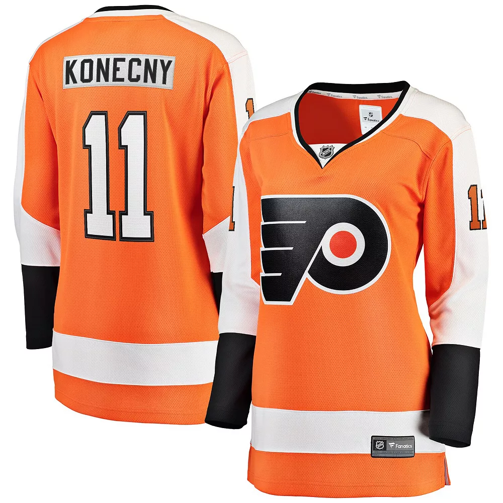 Women's Fanatics Branded Travis Konecny Orange Philadelphia Flyers Home Premier Breakaway Player Jersey 3 Women's Fanatics Branded Travis Konecny Orange Philadelphia Flyers Home Premier Breakaway Player Jersey