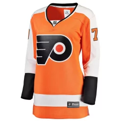 Carter Hart Philadelphia Flyers Fanatics Branded Women's Home Premier Breakaway Player Jersey - Orange -Fanatics Clothing Shop 4563929 ALT2