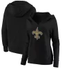 Women's Fanatics Branded Black New Orleans Saints Primary Team Logo V-Neck Pullover Hoodie 2 Women's Fanatics Branded Black New Orleans Saints Primary Team Logo V-Neck Pullover Hoodie -Fanatics Clothing Shop 4608717