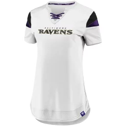 Women's Fanatics Branded Lamar Jackson White Baltimore Ravens Athena Name & Number Fashion Top 7 Women's Fanatics Branded Lamar Jackson White Baltimore Ravens Athena Name & Number Fashion Top -Fanatics Clothing Shop 4608823 ALT2