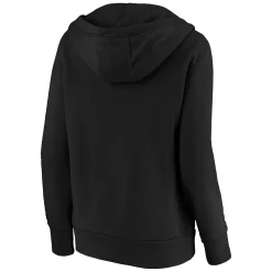 Women's Fanatics Branded Black Seattle Kraken Primary Logo V-Neck Pullover Hoodie -Fanatics Clothing Shop 4612656 ALT3