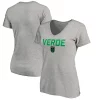 Women's Fanatics Branded Heather Gray Austin FC Verde V-Neck T-Shirt -Fanatics Clothing Shop 4651620