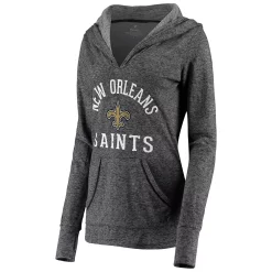 Women's Fanatics Branded Black New Orleans Saints Doubleface Slub Pullover Hoodie 7 Women's Fanatics Branded Black New Orleans Saints Doubleface Slub Pullover Hoodie -Fanatics Clothing Shop 4662145 ALT2