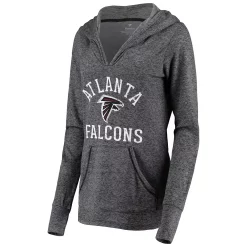 Women's Fanatics Branded Black Atlanta Falcons Doubleface Slub Pullover Hoodie -Fanatics Clothing Shop 4662779 ALT2