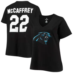 Women's Fanatics Branded Christian McCaffrey Black Carolina Panthers Plus Size Name & Number V-Neck T-Shirt 5 Women's Fanatics Branded Christian McCaffrey Black Carolina Panthers Plus Size Name & Number V-Neck T-Shirt -Fanatics Clothing Shop 4767601 ALT