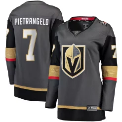 Women's Fanatics Branded Alex Pietrangelo Gray Vegas Golden Knights Home Premier Breakaway Player Jersey
