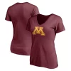 Women's Fanatics Branded Maroon Minnesota Golden Gophers Primary Logo V-Neck T-Shirt 1 Women's Fanatics Branded Maroon Minnesota Golden Gophers Primary Logo V-Neck T-Shirt -Fanatics Clothing Shop 4775455