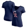 Women's Fanatics Branded Navy Colorado Rockies Red White & Team V-Neck T-Shirt 1 Women's Fanatics Branded Navy Colorado Rockies Red White & Team V-Neck T-Shirt -Fanatics Clothing Shop 4776171