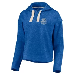 Women's Fanatics Branded Heathered Royal New York Islanders Cropped Raw Edge Pullover Hoodie 7 Women's Fanatics Branded Heathered Royal New York Islanders Cropped Raw Edge Pullover Hoodie -Fanatics Clothing Shop 4784929 ALT2