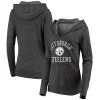 Women's Fanatics Branded Black Pittsburgh Steelers Doubleface Slub Pullover Hoodie -Fanatics Clothing Shop 4803347