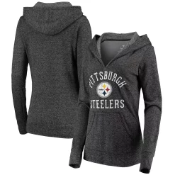 Women's Fanatics Branded Black Pittsburgh Steelers Doubleface Slub Pullover Hoodie -Fanatics Clothing Shop 4803347 ALT