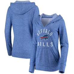 Women's Fanatics Branded Royal Buffalo Bills Doubleface Slub Pullover Hoodie
