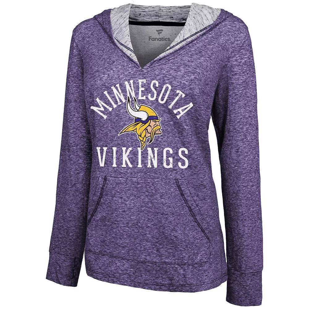 Women's Fanatics Branded Purple Minnesota Vikings Doubleface Slub Pullover Hoodie 3 Women's Fanatics Branded Purple Minnesota Vikings Doubleface Slub Pullover Hoodie