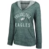 Women's Fanatics Branded Midnight Green Philadelphia Eagles Doubleface Slub Pullover Hoodie -Fanatics Clothing Shop 4804384