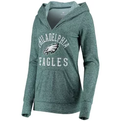 Women's Fanatics Branded Midnight Green Philadelphia Eagles Doubleface Slub Pullover Hoodie -Fanatics Clothing Shop 4804384 ALT2