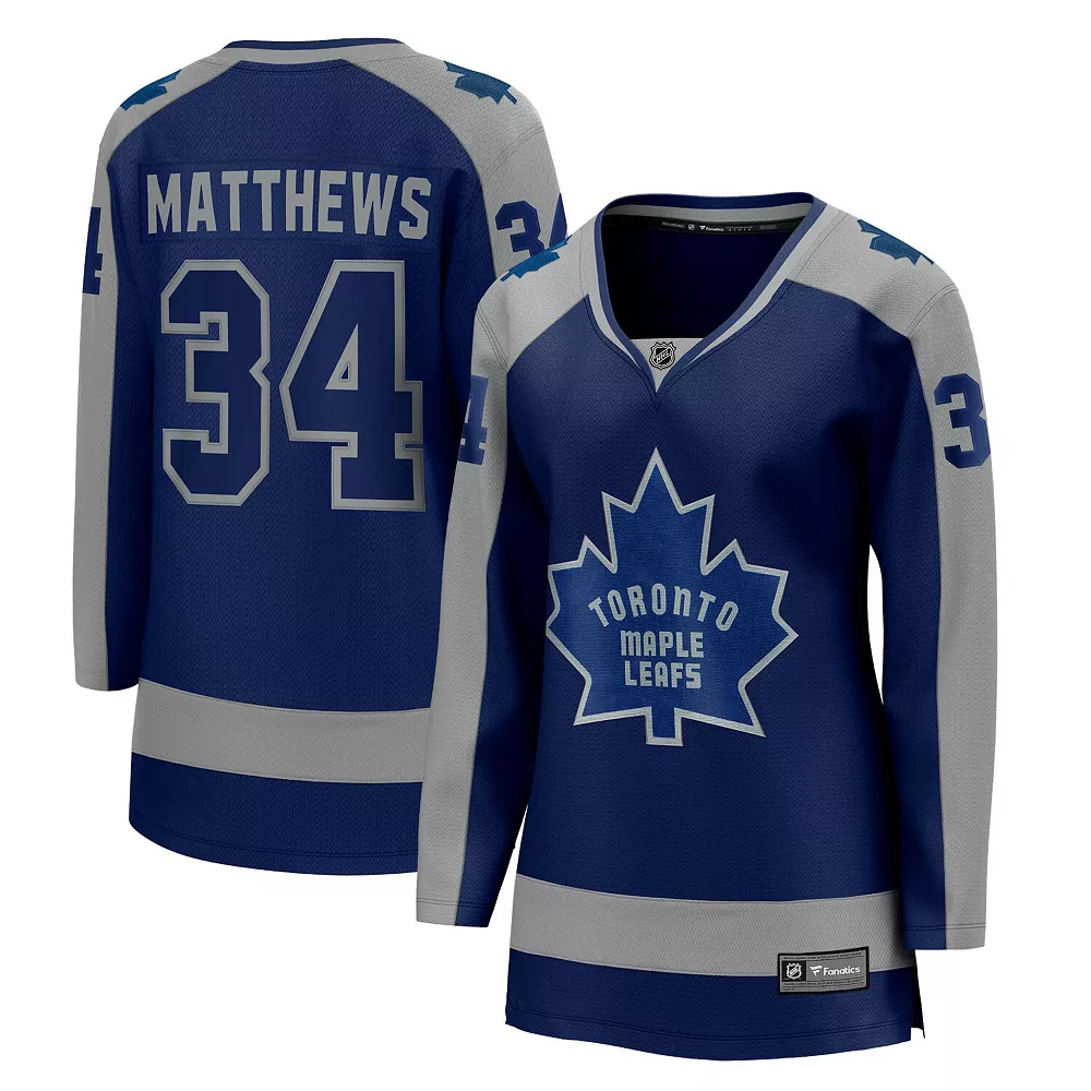 Women's Fanatics Branded Auston Matthews Royal Toronto Maple Leafs 2020/21 Special Edition Breakaway Player Jersey 3 Women's Fanatics Branded Auston Matthews Royal Toronto Maple Leafs 2020/21 Special Edition Breakaway Player Jersey