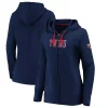 Women's Fanatics Branded Navy Minnesota Twins Primary Logo Team Block Full-Zip Hoodie -Fanatics Clothing Shop 4903269