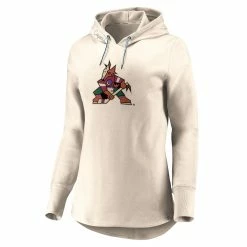 Women's Fanatics Branded Oatmeal Arizona Coyotes True Classics Signature Fleece Pullover Hoodie 7 Women's Fanatics Branded Oatmeal Arizona Coyotes True Classics Signature Fleece Pullover Hoodie -Fanatics Clothing Shop 4904011 ALT2
