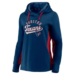 Women's Fanatics Branded Navy/Red Houston Texans Game Ready Pullover Hoodie -Fanatics Clothing Shop 4905243 ALT2