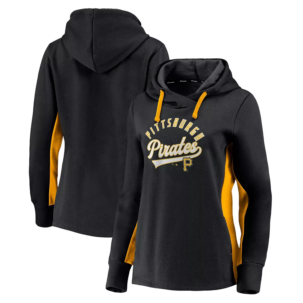 Women's Fanatics Branded Black/Gold Pittsburgh Pirates Game Ready Pullover Hoodie 3 Women's Fanatics Branded Black/Gold Pittsburgh Pirates Game Ready Pullover Hoodie