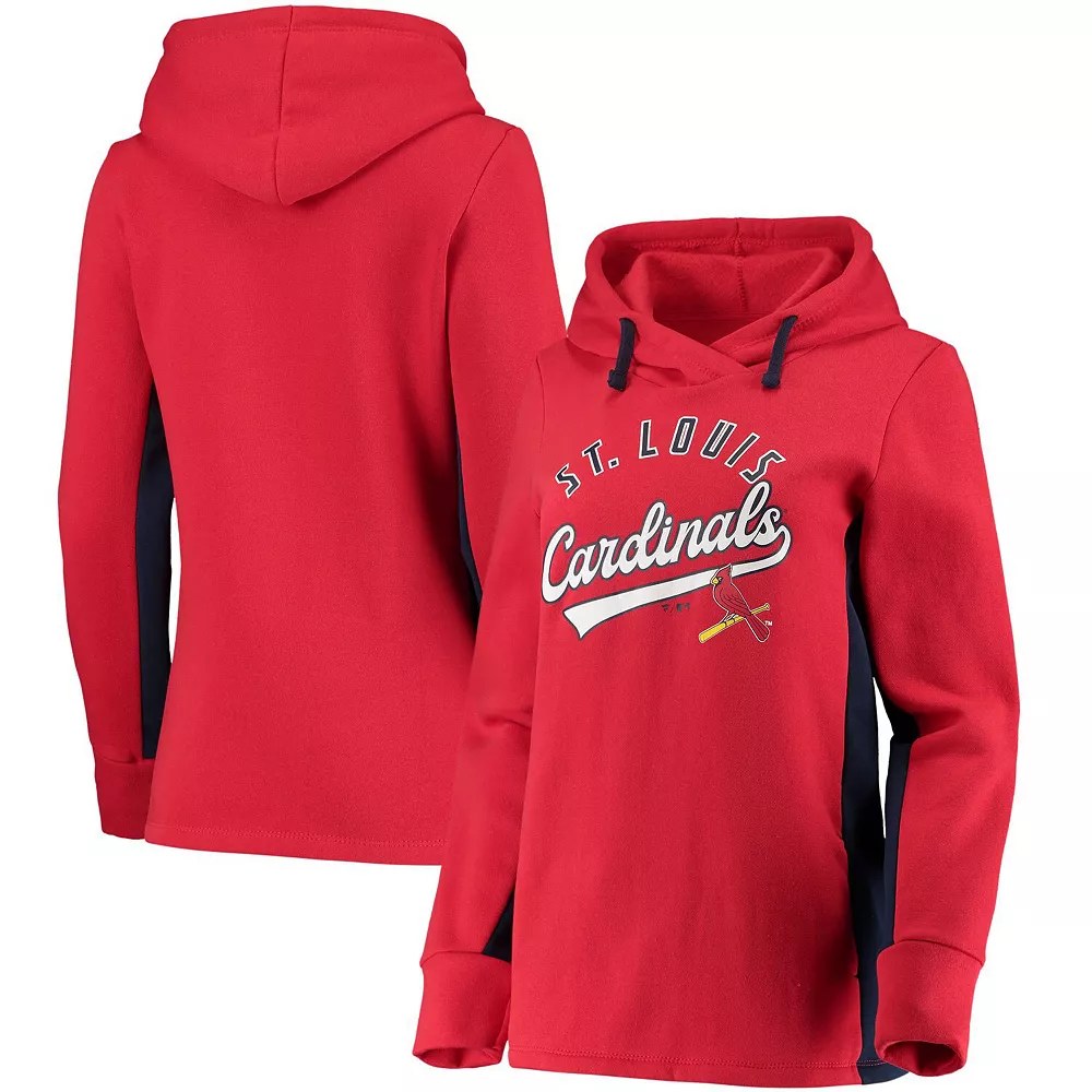 Women's Fanatics Branded Red/Navy St. Louis Cardinals Game Ready Pullover Hoodie 4 Women's Fanatics Branded Red/Navy St. Louis Cardinals Game Ready Pullover Hoodie - Image 2