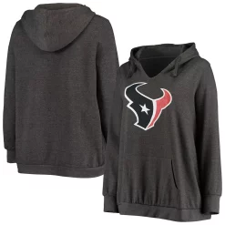 Women's Fanatics Branded Heathered Charcoal Houston Texans Plus Size Notch Neck Pullover Hoodie 6 Women's Fanatics Branded Heathered Charcoal Houston Texans Plus Size Notch Neck Pullover Hoodie -Fanatics Clothing Shop 4908357 ALT