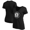Women's Fanatics Branded Black Brooklyn Nets Primary Logo Team V-Neck T-Shirt 2 Women's Fanatics Branded Black Brooklyn Nets Primary Logo Team V-Neck T-Shirt -Fanatics Clothing Shop 4918277
